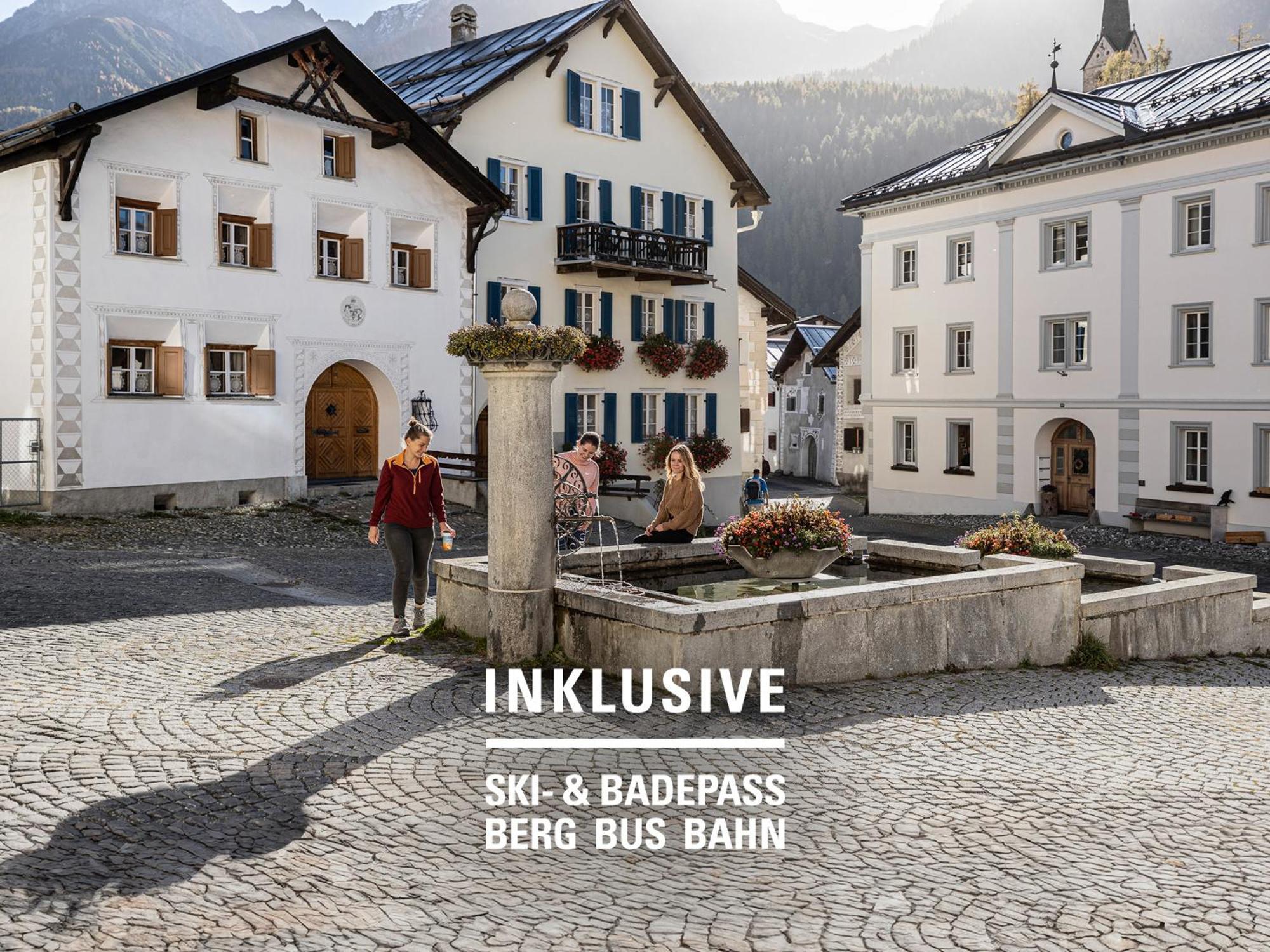 Badehotel Belvair Scuol Exterior foto