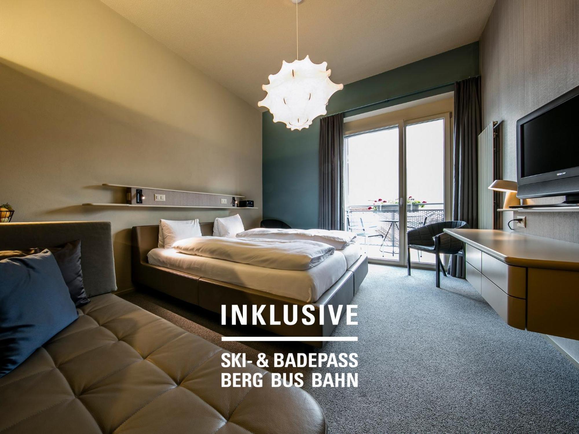 Badehotel Belvair Scuol Exterior foto