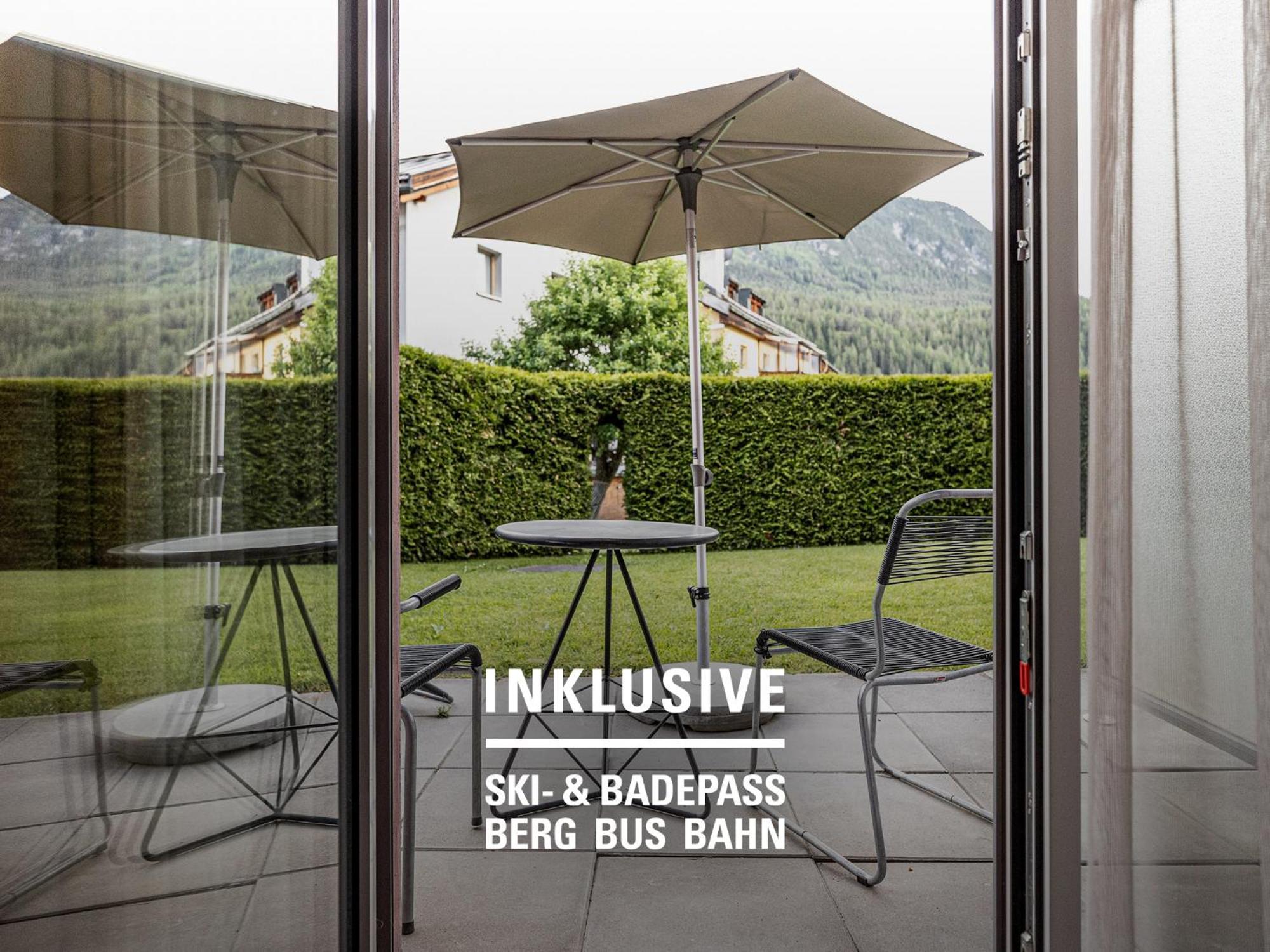 Badehotel Belvair Scuol Exterior foto